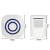 Wireless Motion Sensor Door Bell with Separate unit Chime