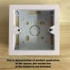 Smart Switch Wall Spacer Socket Switch Box Extend Thickness Thicker