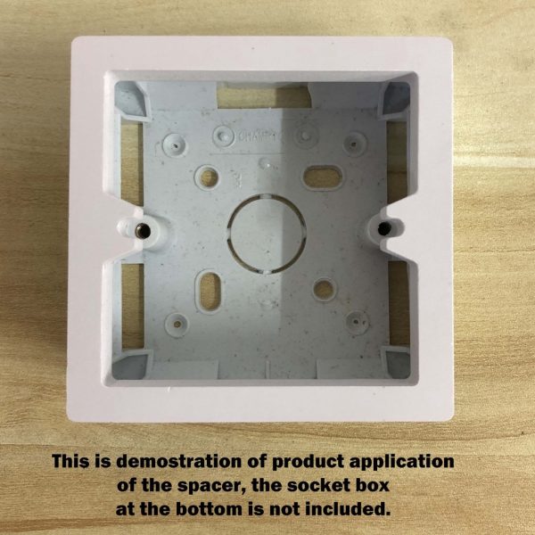 Smart Switch Wall Spacer Socket Switch Box Extend Thickness Thicker