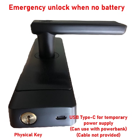 TTLock App Bluetooth Fingerprint Password Smart Door Lock