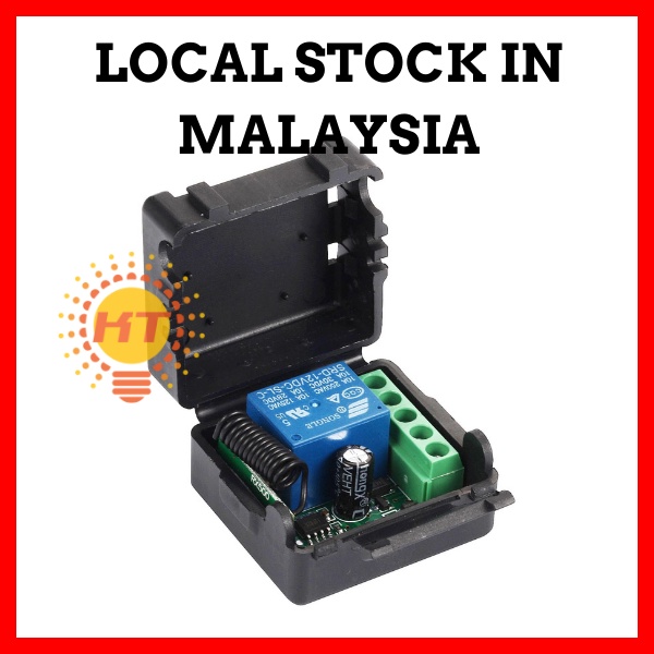 12V DC 433mhz RF relay module inching self-locking