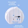 Recordable PIR motion sensor door bell rechargeable Lucky Cat