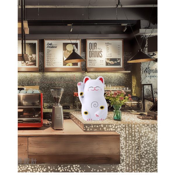 Recordable PIR motion sensor door bell rechargeable Lucky Cat