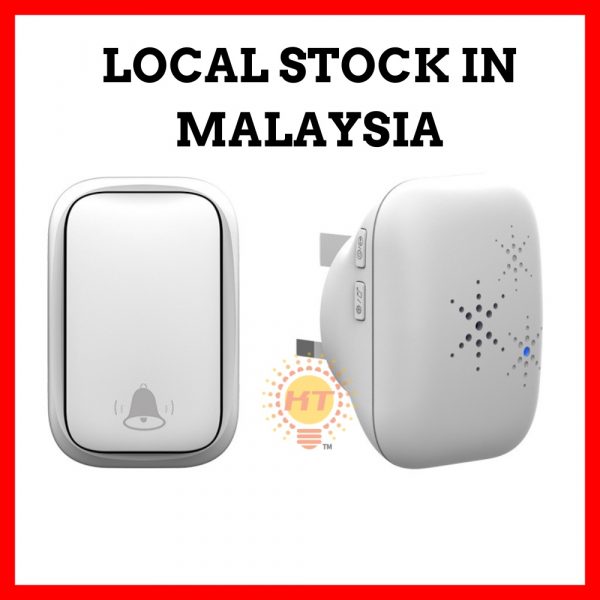 QiChip Wireless Door bell self powered no battery needed waterproof