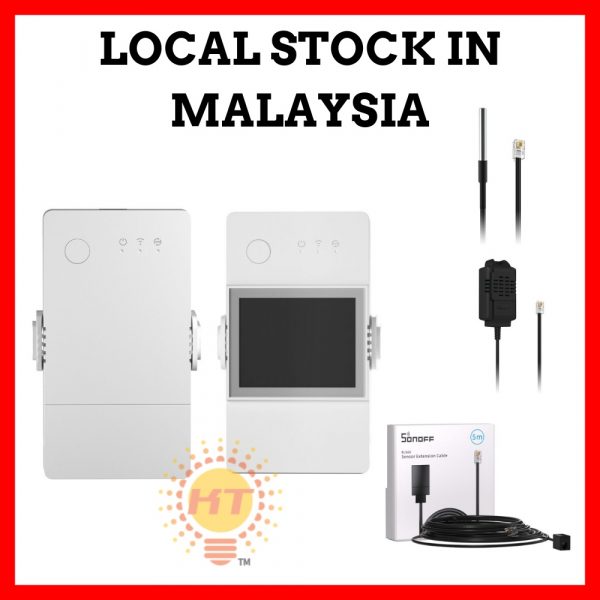 Sonoff Th Origin Elite 16A/20A Wifi Smart Switch Temperature and Humidity Monitoring Switch TH16