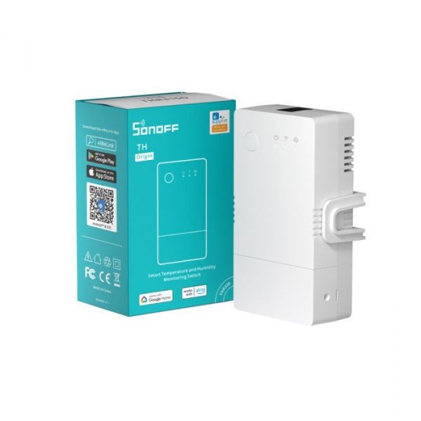 Sonoff Th Origin Elite 16A/20A Wifi Smart Switch Temperature and Humidity Monitoring Switch TH16
