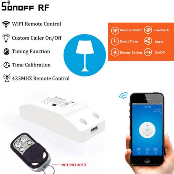 Sonoff RF 433Mhz WiFi wireless control smart switch ewelink
