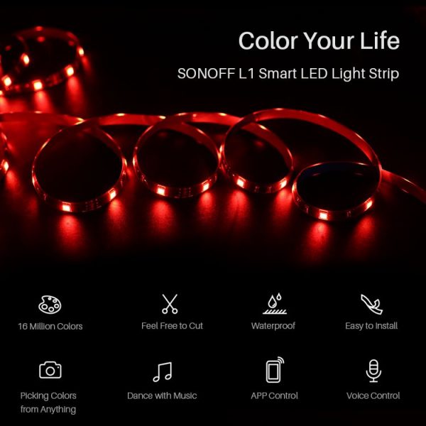 Sonoff L1 / L2 Smart WiFi RGB LED Strip 2M/5M