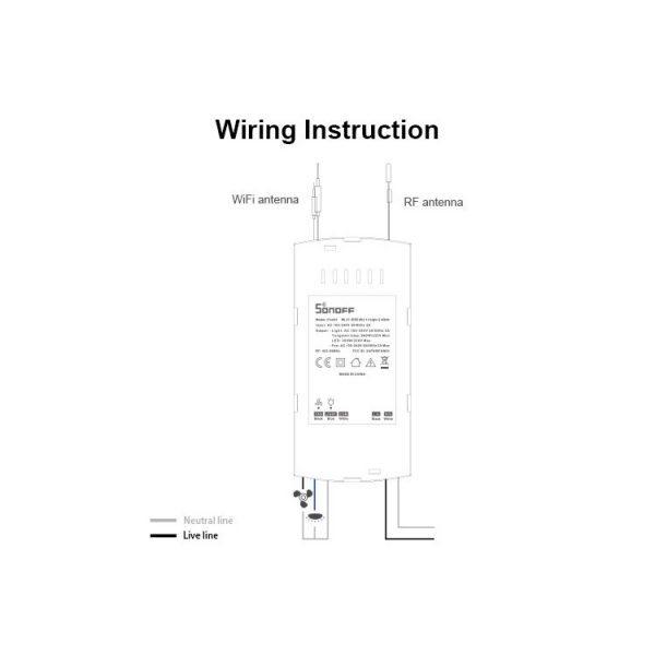 Sonoff IFan04: Wi-Fi Ceiling Fan And Light Controller