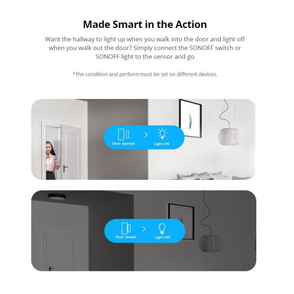 Sonoff DW2 Wi-Fi Wireless Door Window Sensor