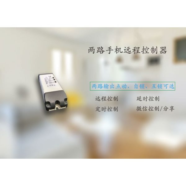 eWeLink DC 2 Channel 12V Self Locking/ Inching/ Interlock Relay Module Wifi Switch auto gate