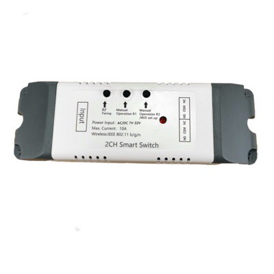 eWeLink DC 2 Channel Pro 12V auto gate Self Locking Inching Interlock Relay Module Wifi Switch