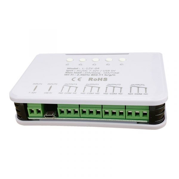 eWeLink 4CH DC Inching Module Wireless Switch Relay Module