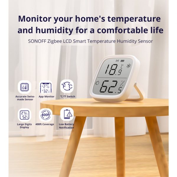 SONOFF SNZB-02 SNZB-02D SNZB-02P- ZIGBEE TEMPERATURE AND HUMIDITY SENSOR
