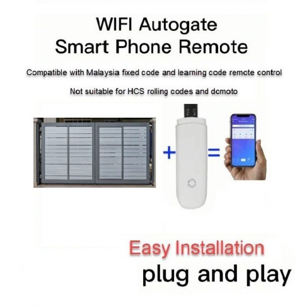 eWeLink App WIFI RF Remote Autogate Smart Phone auto gate opener controller