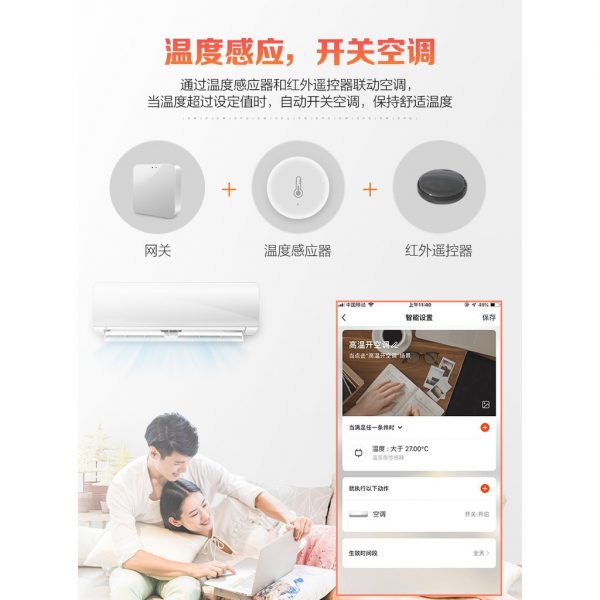 Smart Life Zigbee Gateway hub System Motion Sensor Temperature & Humidity Door & Window Sensor