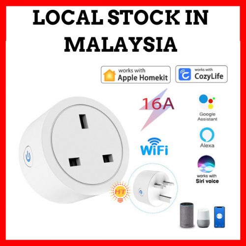Cozylife App Homekit WiFi Smart UK Plug Socket with Power Monitoring Easy-to-Use Home Automation