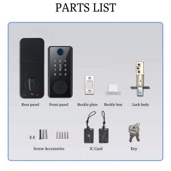 TTLock app Deadbolt Smart Door Lock fingerprint card passcode