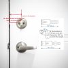 Smart Life Tuya Electronic Bluetooth Door Deadbolt Smart Lock Biometric Fingerprint Digital Password