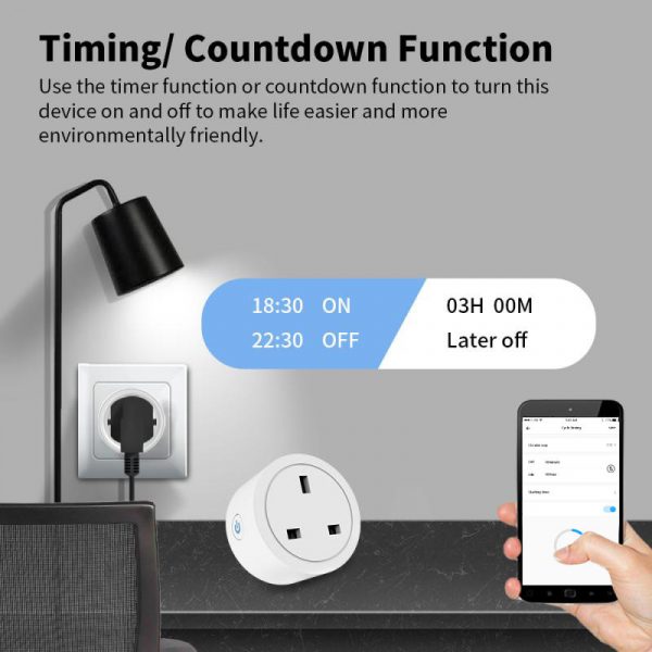 eWelink App Wifi Smart Socket with Power Monitoring 16A