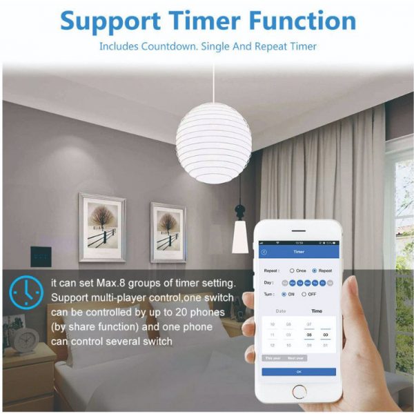 eWelink 2 Way Wifi Smart Switch: Effortless Dual Control for Lights