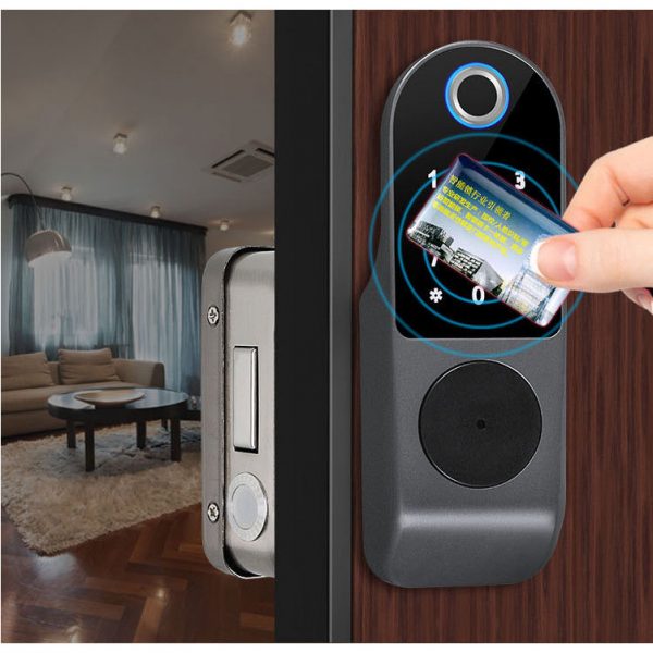 TTlock App Smart Double Side Fingerprint Lock for grille door
