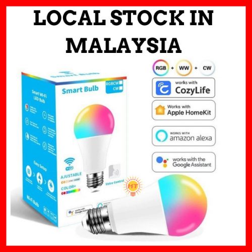 Cozylife Homekit RGB Light Bulb E27 Smart App Controlled Energy Efficient Multi Colors LED Lighting