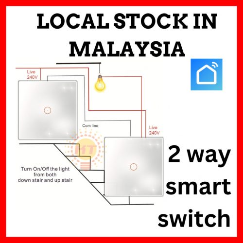 Smart Life 2 Way Wifi Smart Switch: Effortless Dual Control for Lights