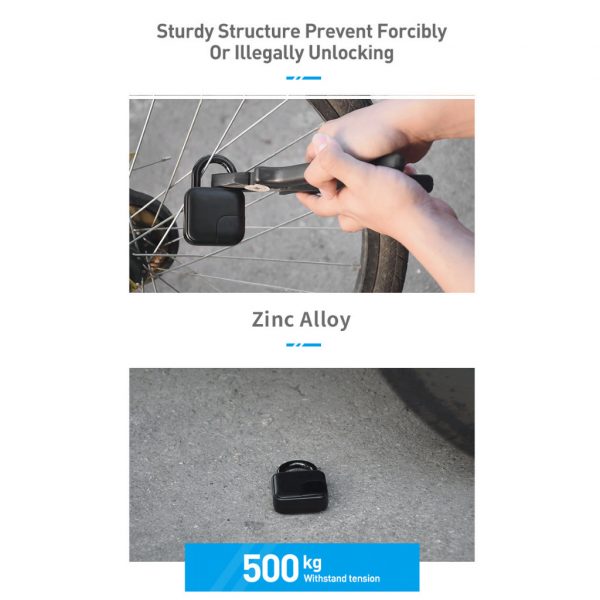 Smart Life App Bluetooth Fingerprint Padlock Keyless Security