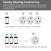 Cozylife App Homekit WiFi Smart UK Plug Socket with Power Monitoring Easy-to-Use Home Automation