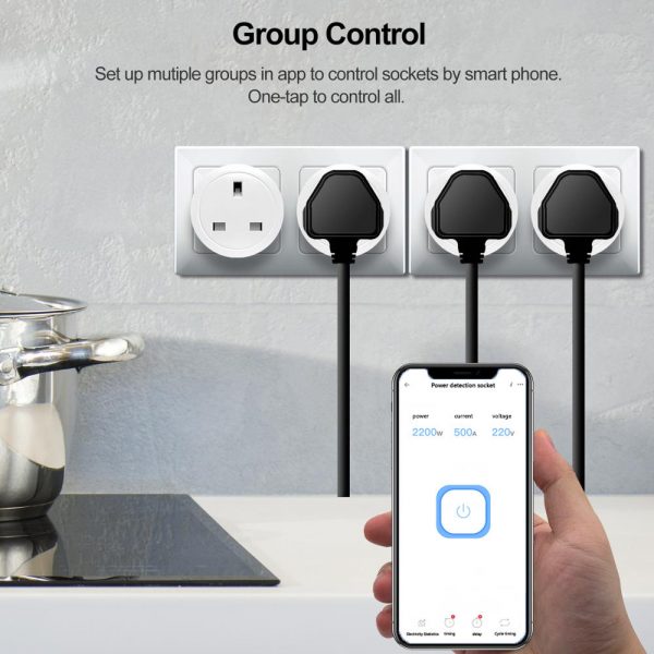 eWelink App Wifi Smart Socket with Power Monitoring 16A