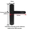 Tuya/smart life app Bluetooth double sided rechargeable Fingerprint & Password Door Lock