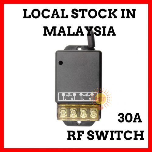 High-Powered 30A 433MHz RF Relay Switch