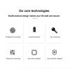 Tuya/smart life app Bluetooth double sided rechargeable Fingerprint & Password Door Lock