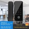 Tuya / Smart Life Bluetooth Glass Door Lock Digital Biometric Fingerprint