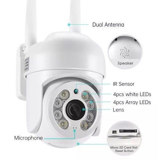 Smart Life WiFi Wireless Outdoor CCTV Camera