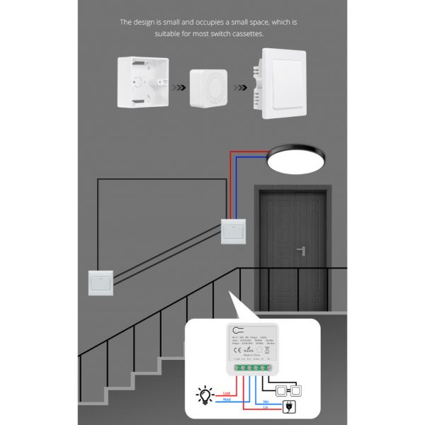 Cozylife Homekit Basic 16A WiFi Mini Smart Breaker Switch for Smart Home Control