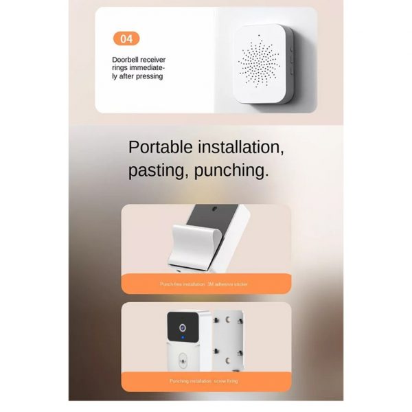 Smart life Low-Power Doorbell Camera 480p