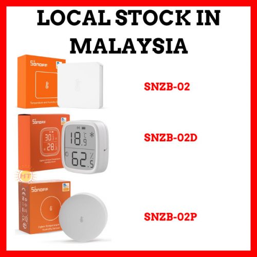 SONOFF SNZB-02 SNZB-02D SNZB-02P- ZIGBEE TEMPERATURE AND HUMIDITY SENSOR