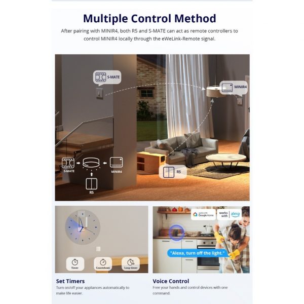 SONOFF MINI Extreme Wi-Fi Smart Switch MINIR4
