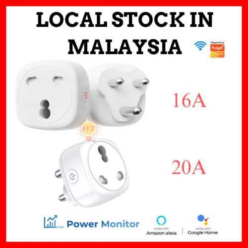 Smart life app 16A/20A Aircond Round Pin Plug Socket with Power Monitoring Function