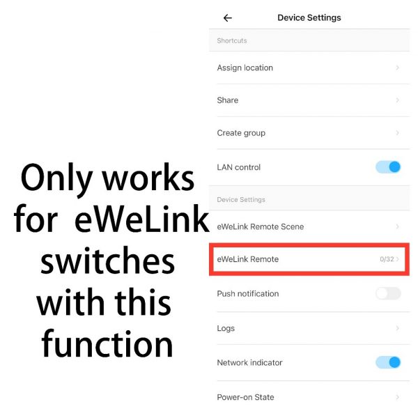 Ewelink 2.4ghz 4 or 6 buttons Remote Control Effortless Home Automation