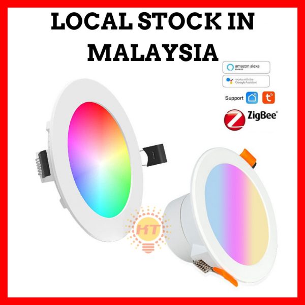 Smart Life Zigbee LED Downlight Dimming lamp RGB