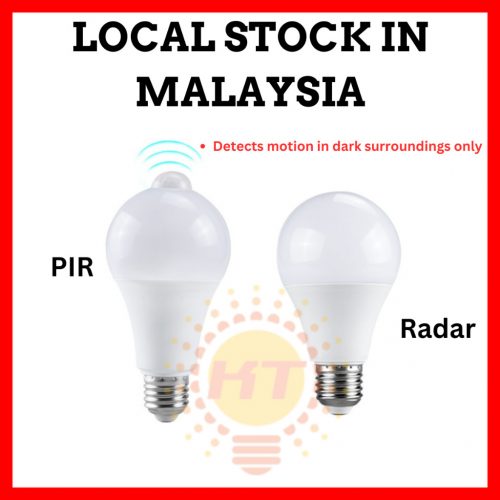 PIR & Radar Motion with Photocell Sensor LED Bulb