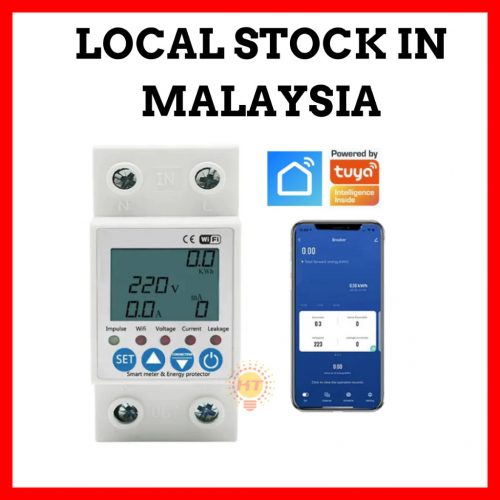 Smart Life Power Monitoring Meter 63A with Leakage Protection