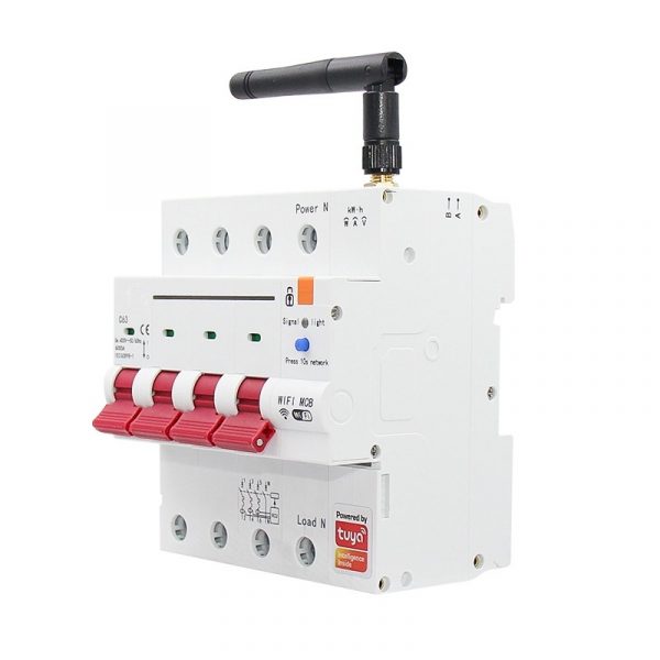 Smart life app 4p 63a 3 phase Smart meter circuit breaker