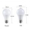 PIR & Radar Motion with Photocell Sensor LED Bulb