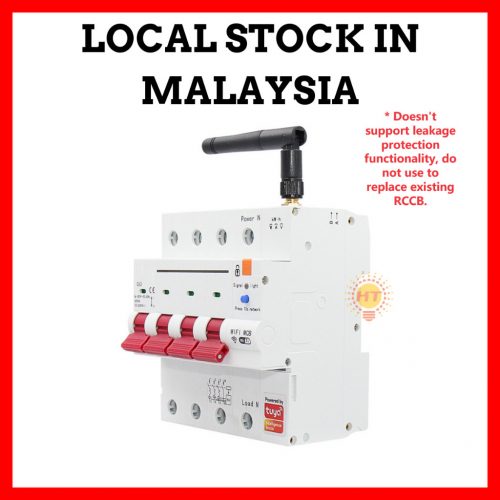 Smart life app 4p 63a 3 phase Smart meter circuit breaker