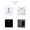 eWeLink WiFi Smart Socket with 3-Pin Universal Socket USB Type C Port App Control Home Automation