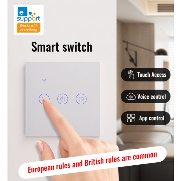 eWeLink 2 in 1 no neutral Smart WiFi Wall Switch App Control